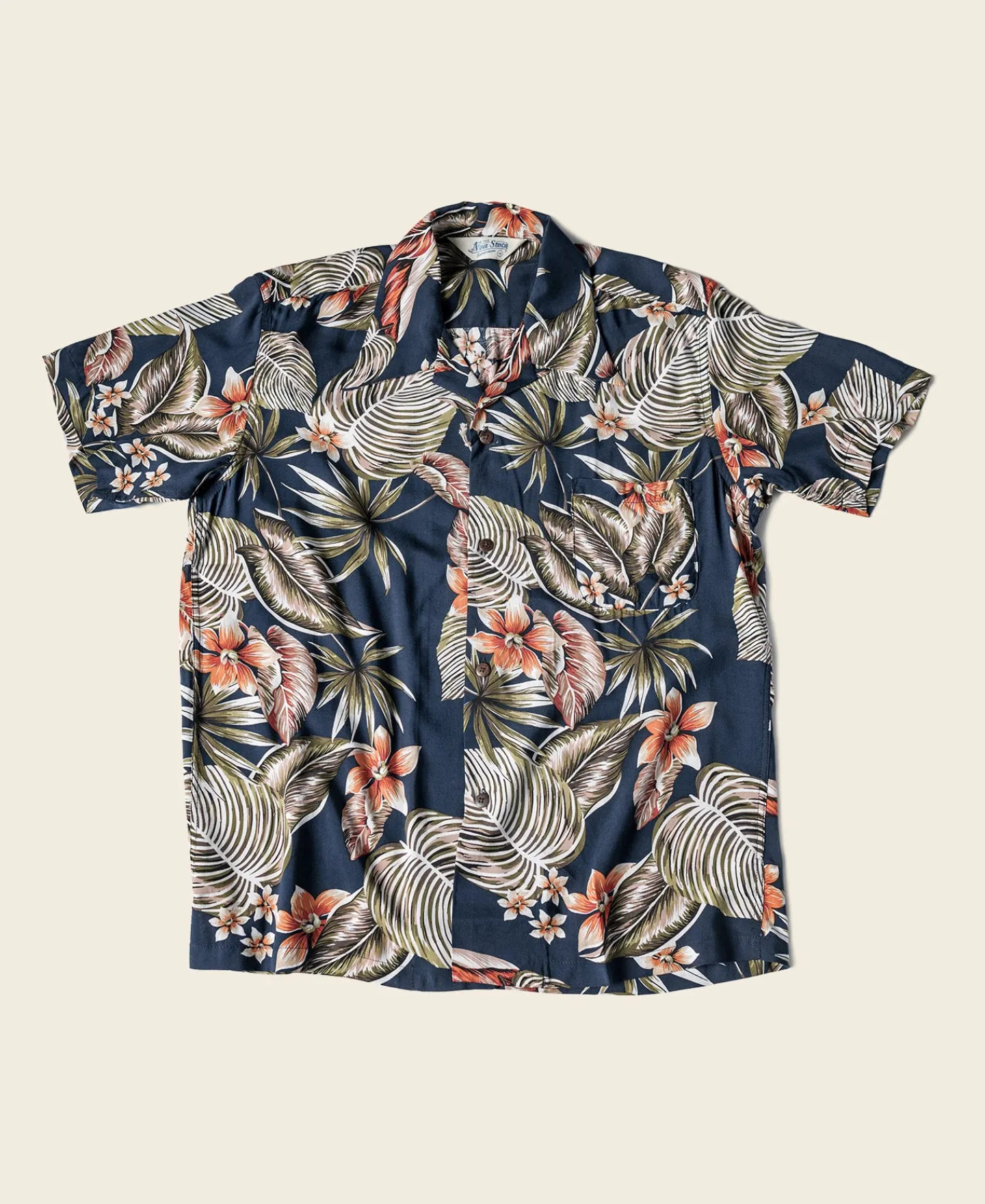 Bronson Mfg Plants & Flowers Pattern Aloha Shirt -> Hawaiian Shirts|Short Sleeve Shirts