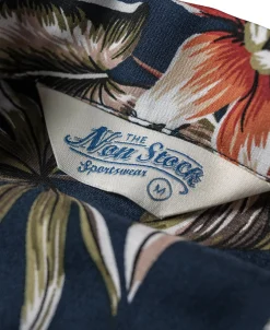 Bronson Mfg Plants & Flowers Pattern Aloha Shirt -><noscript><img width=