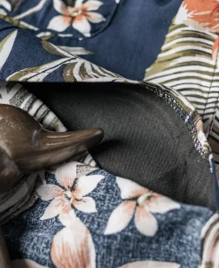 Bronson Mfg Plants & Flowers Pattern Aloha Shirt -><noscript><img width=
