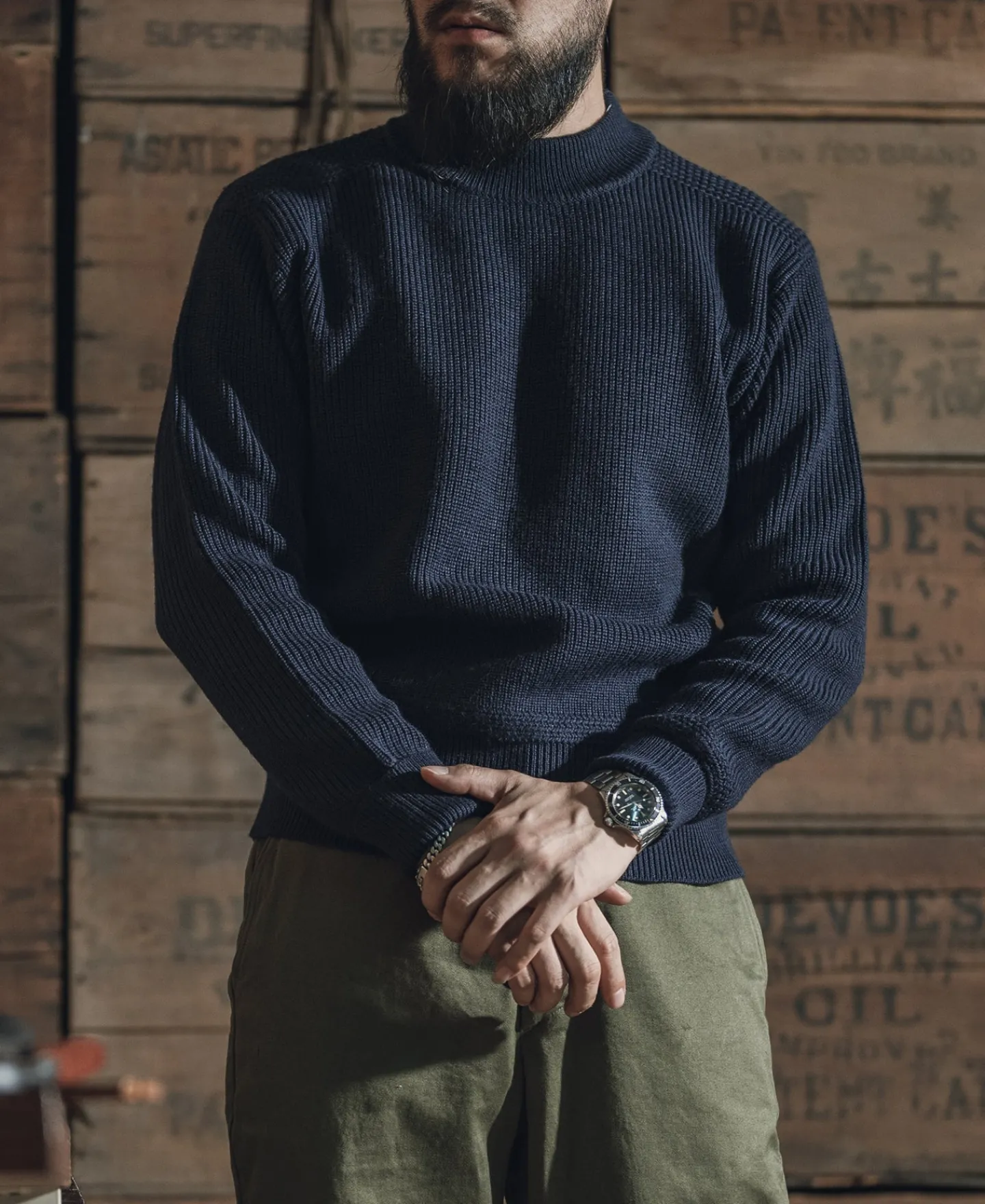 Bronson Mfg Pre-War Model USN Woolen Sweater -> Knitwear