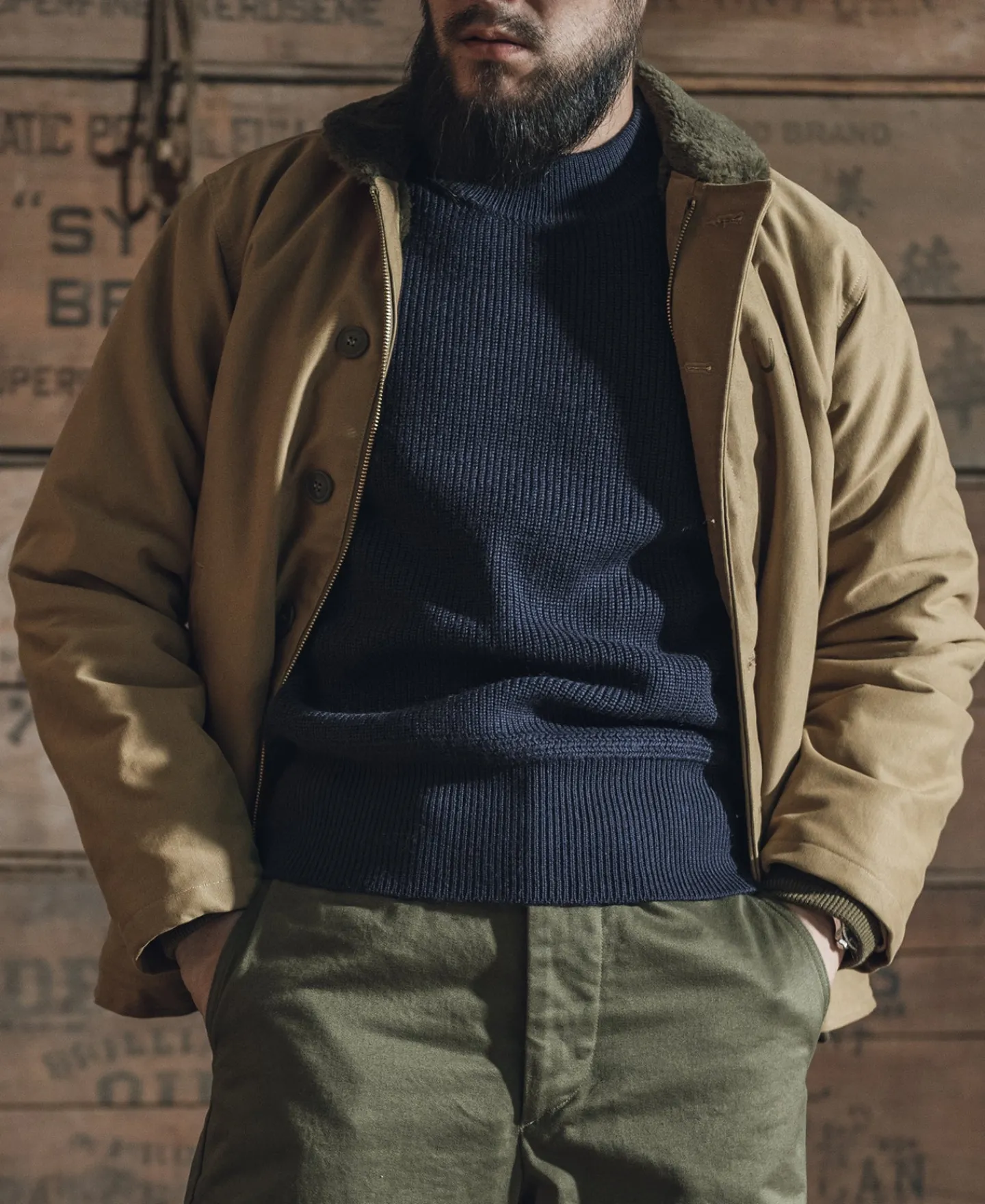 Bronson Mfg Pre-War Model USN Woolen Sweater -> Knitwear