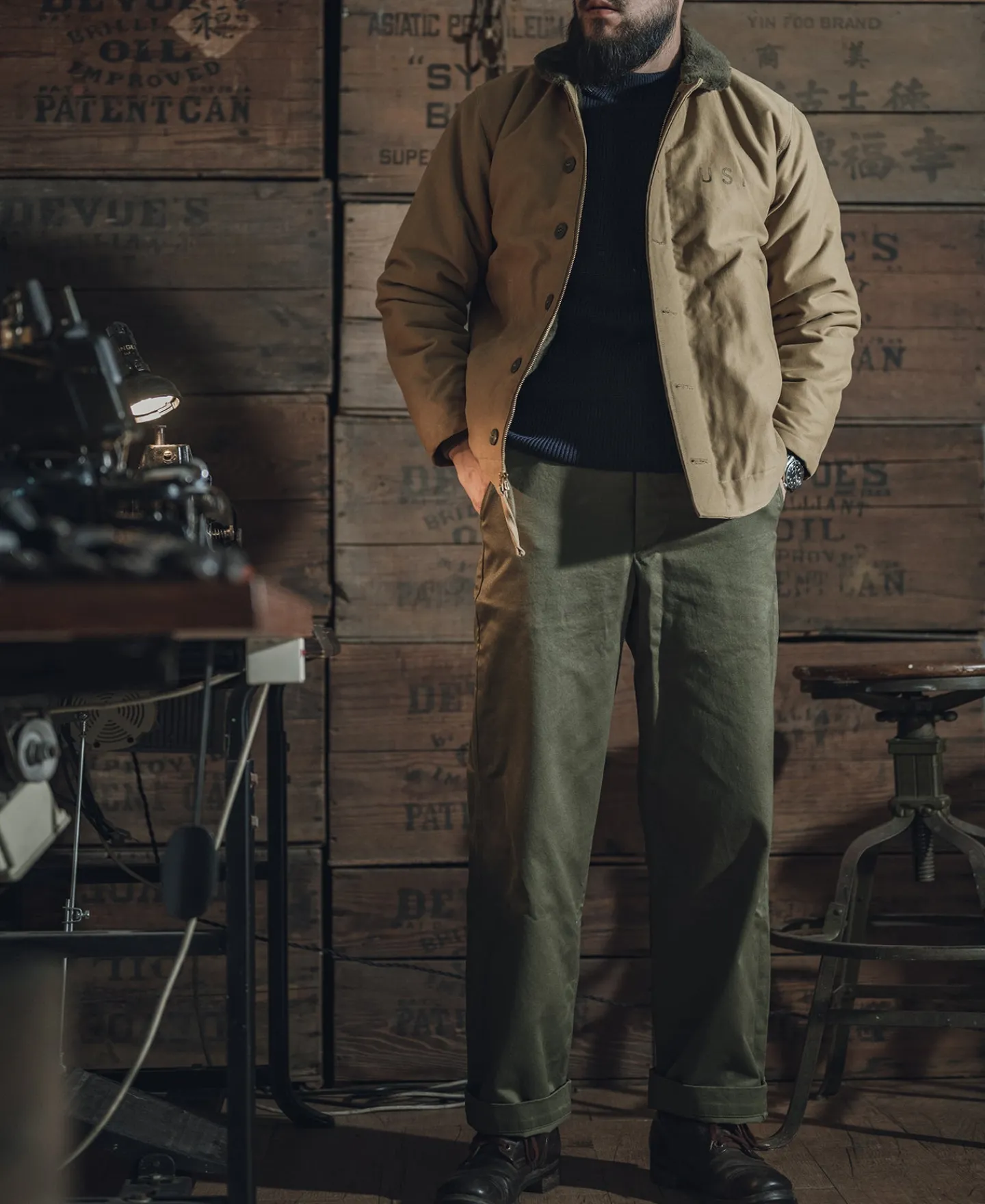 Bronson Mfg Pre-War Model USN Woolen Sweater -> Knitwear