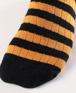 Bronson Mfg Retro Striped Cotton Socks -><noscript><img width=