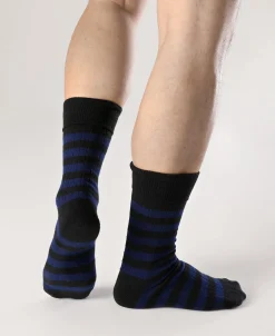 Bronson Mfg Retro Striped Cotton Socks -><noscript><img width=