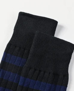 Bronson Mfg Retro Striped Cotton Socks -><noscript><img width=