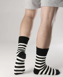 Bronson Mfg Retro Striped Cotton Socks -><noscript><img width=