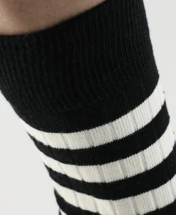Bronson Mfg Retro Striped Cotton Socks -><noscript><img width=