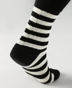Bronson Mfg Retro Striped Cotton Socks -><noscript><img width=
