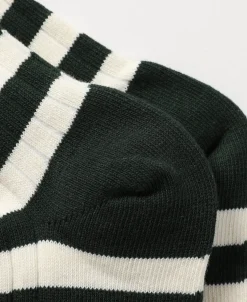 Bronson Mfg Retro Striped Cotton Socks -><noscript><img width=