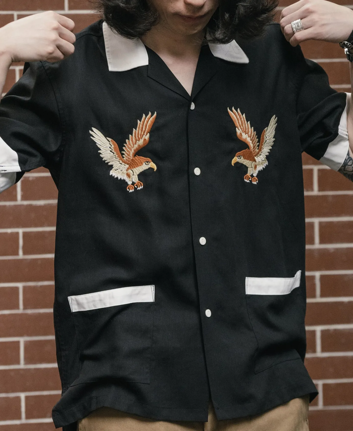 Bronson Mfg 1950s Air Force Base Souvenir Shirt -> Short Sleeve Shirts