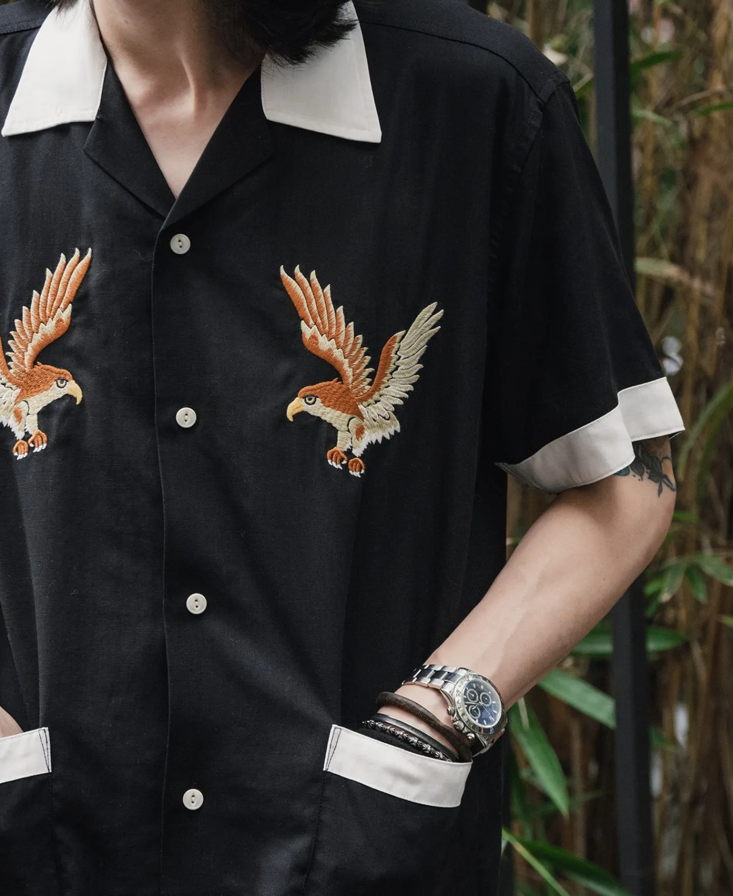 Bronson Mfg 1950s Air Force Base Souvenir Shirt -> Short Sleeve Shirts