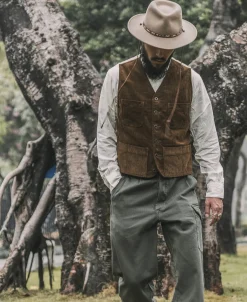Bronson Mfg 1930s Corduroy Hunting Vest -><noscript><img width=