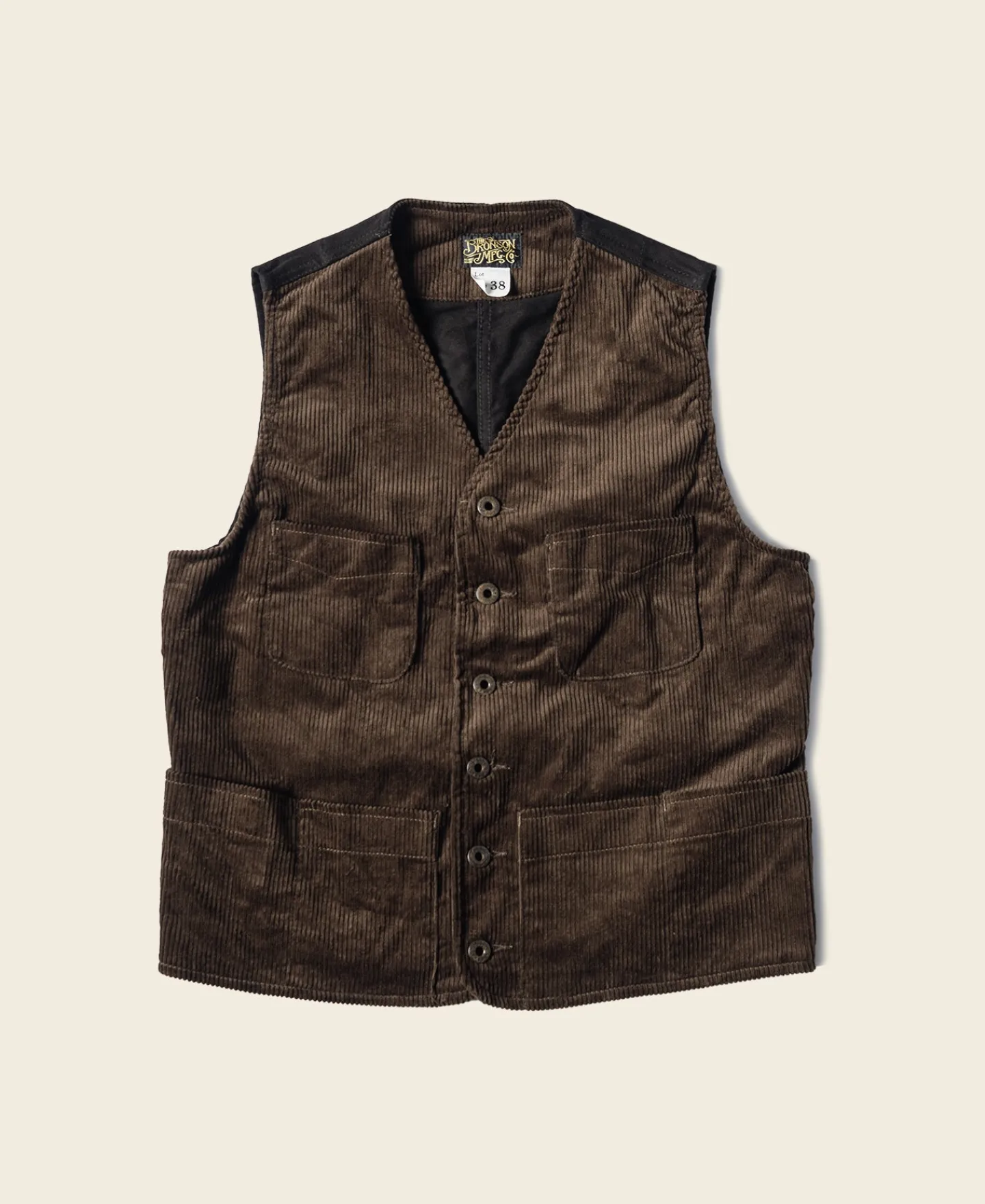 Bronson Mfg 1930s Corduroy Hunting Vest -> Vests