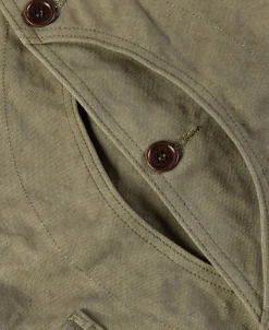 Bronson Mfg 1930s Heavyweight Canvas Game Pocket Hunting Vest -><noscript><img width=