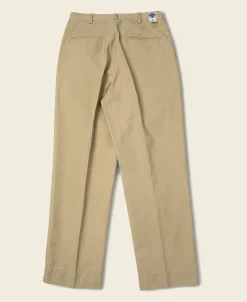 Bronson Mfg 1930s IVY Style Double Pleated Chino Trousers -> Pants & Trousers