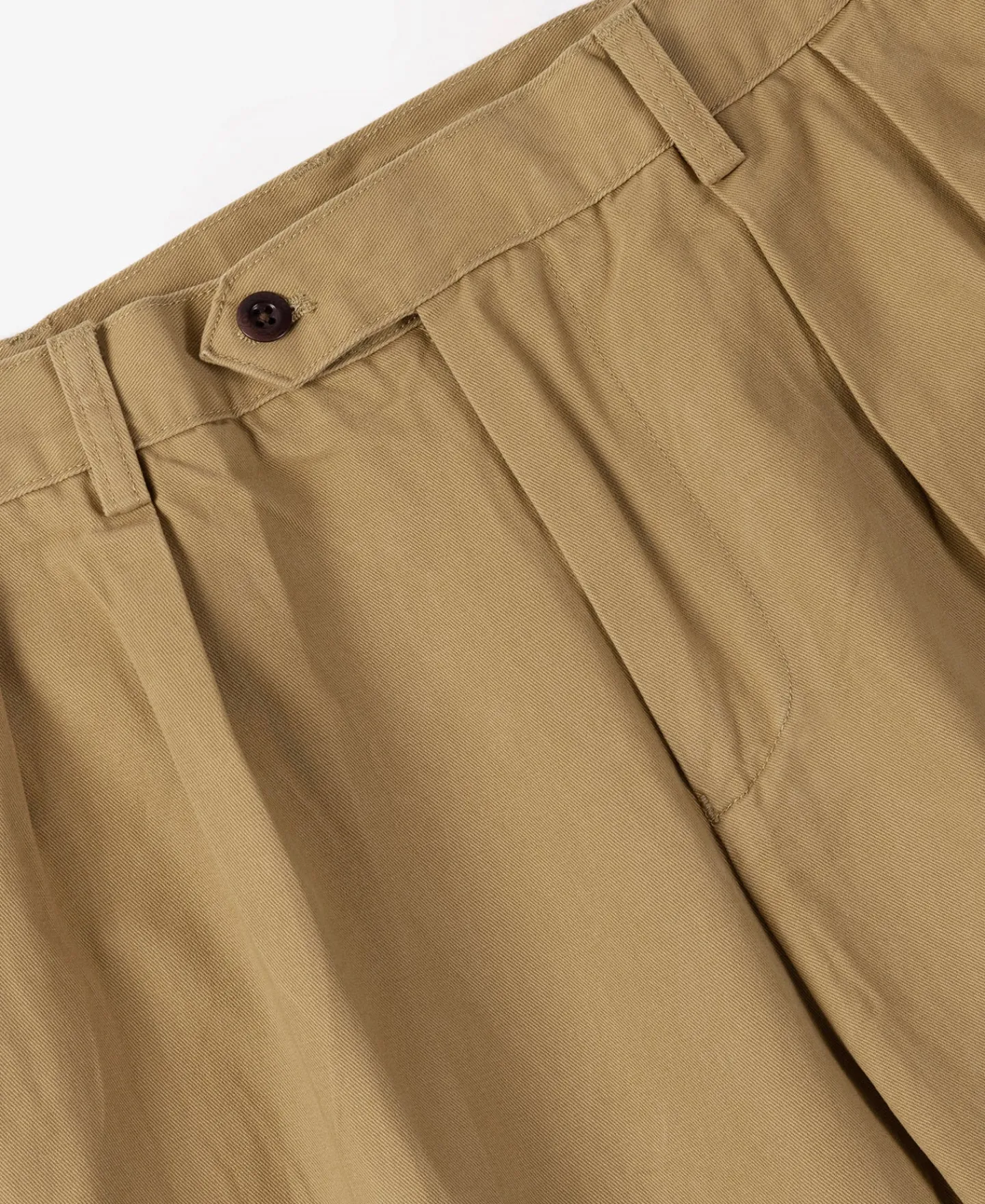 Bronson Mfg 1930s IVY Style Double Pleated Chino Trousers -> Pants & Trousers