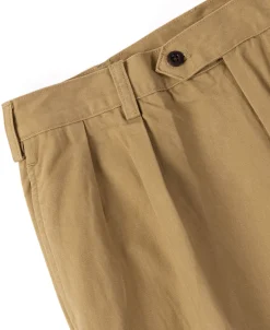 Bronson Mfg 1930s IVY Style Double Pleated Chino Trousers -><noscript><img width=