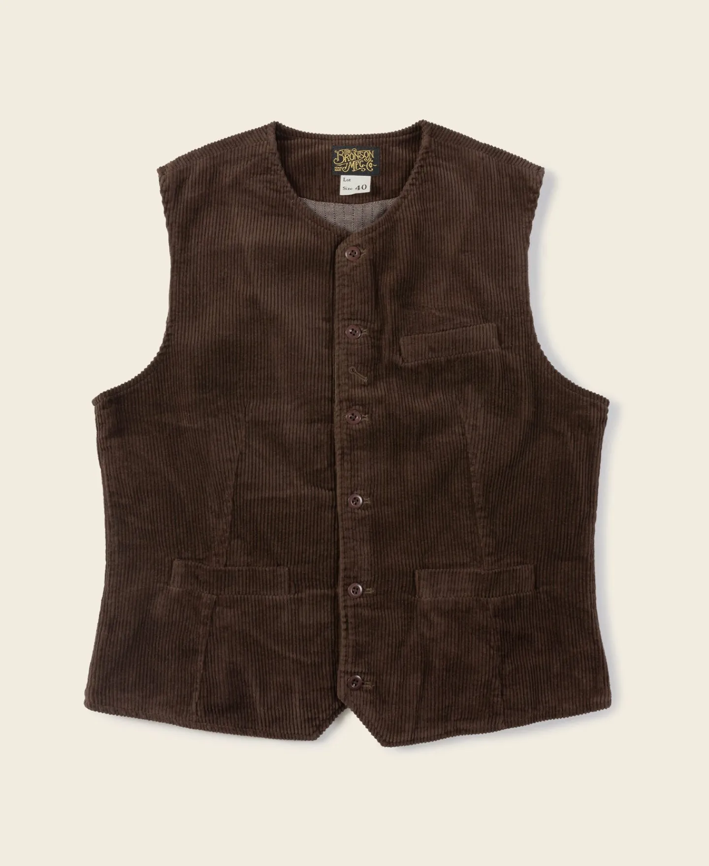 Bronson Mfg 1910s Retro Corduroy Vest> Vests