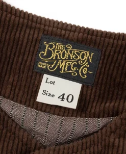 Bronson Mfg 1910s Retro Corduroy Vest><noscript><img width=