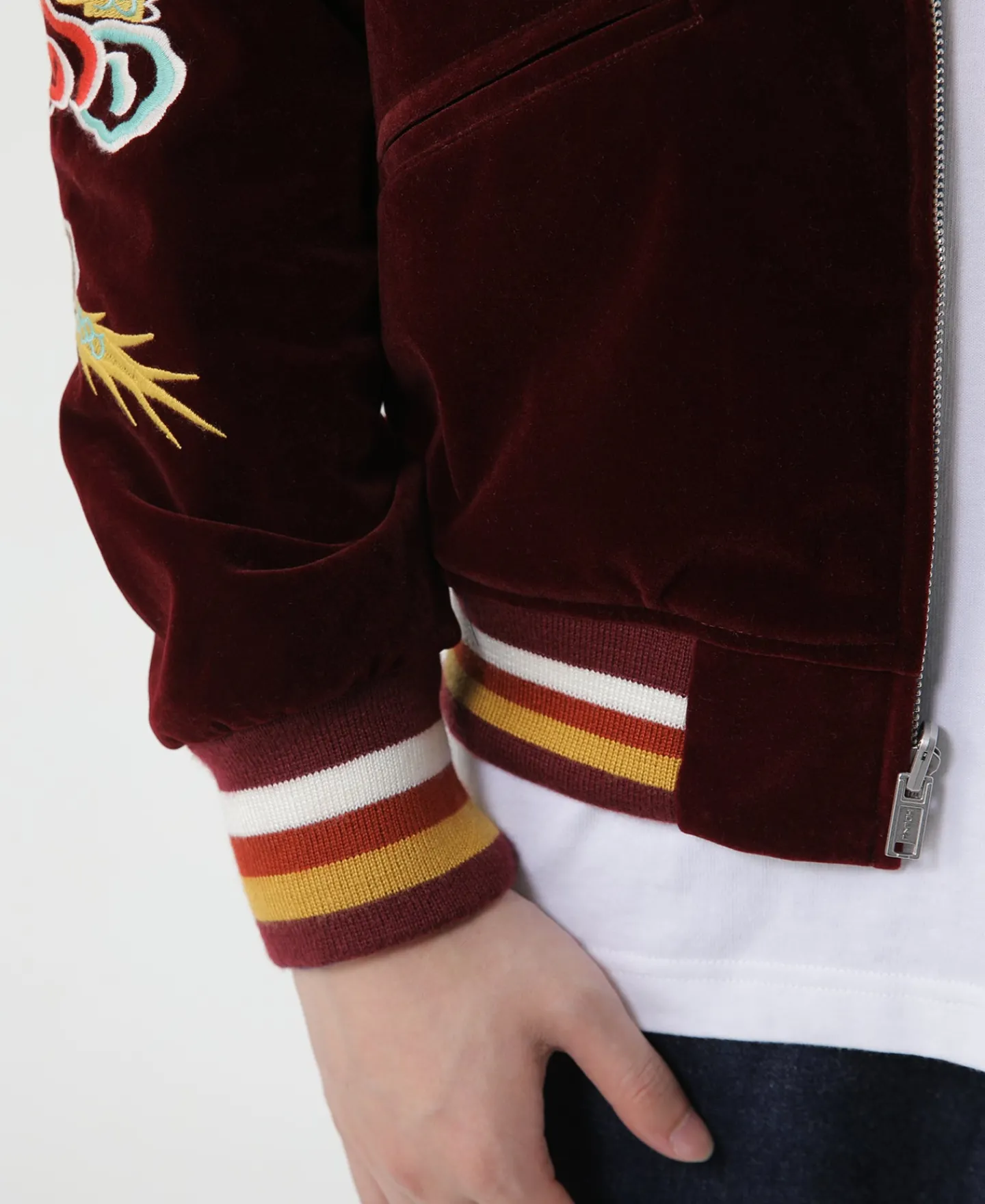 Bronson Mfg 1950s Reversible Acetate Souvenir Jacket - Dragon Tiger Falcon> Jackets & Coats