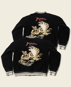 Bronson Mfg 1950s Reversible Acetate Souvenir Jacket - Falcon × Tiger> Jackets & Coats