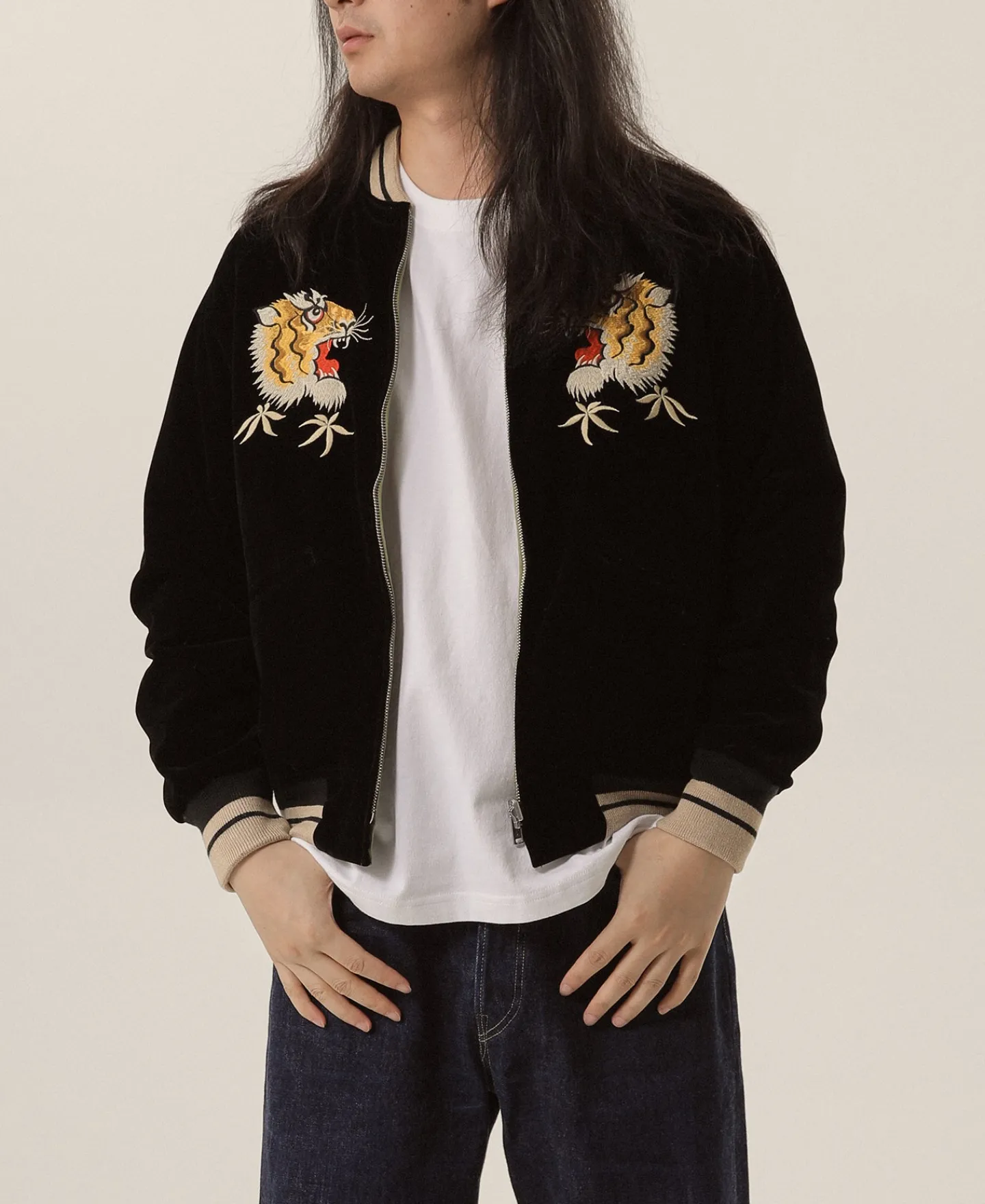 Bronson Mfg 1950s Reversible Acetate Souvenir Jacket - Falcon × Tiger> Jackets & Coats
