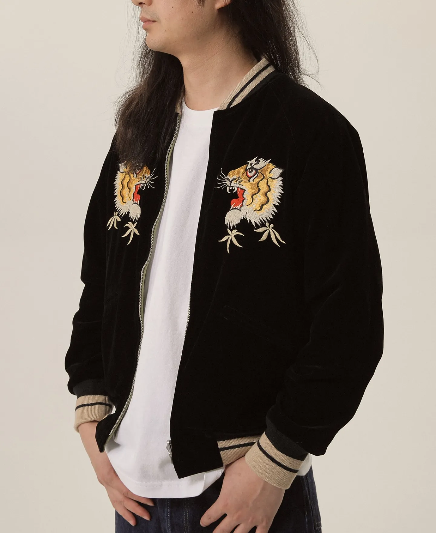 Bronson Mfg 1950s Reversible Acetate Souvenir Jacket - Falcon × Tiger> Jackets & Coats