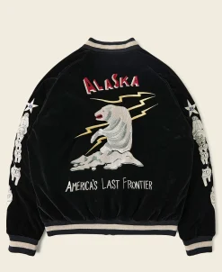 Bronson Mfg 1950s Reversible Souvenir Jacket - Alaska><noscript><img width=