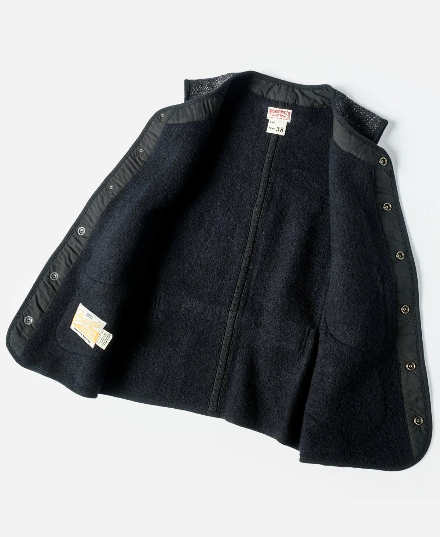 Bronson Mfg 1930s Beach Cloth Wool Vest> Vests