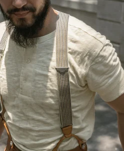 Bronson Mfg 1890s Slub Cotton Henley T-Shirt><noscript><img width=