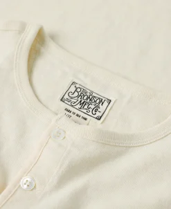 Bronson Mfg 1890s Slub Cotton Henley T-Shirt><noscript><img width=