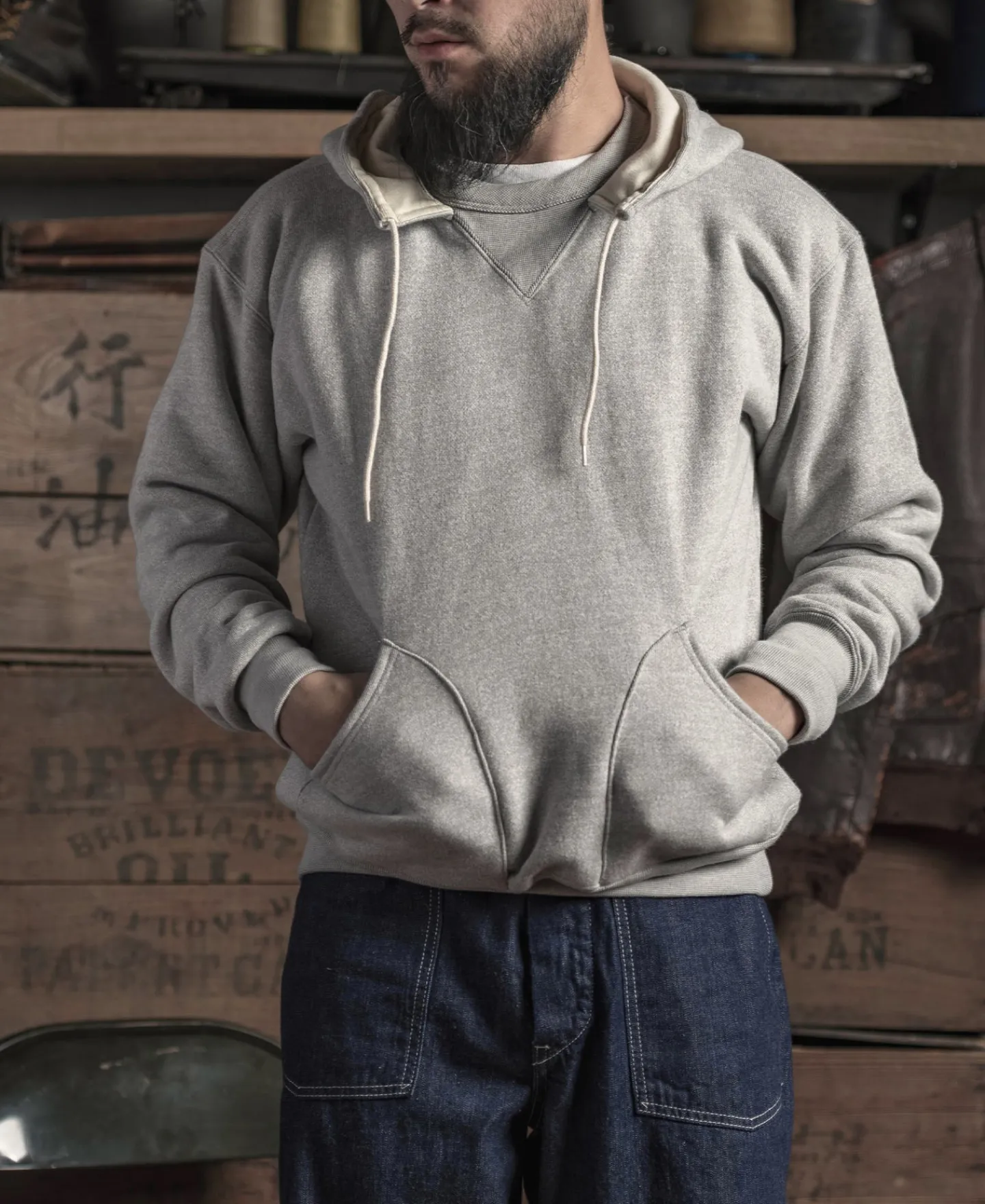 Bronson Mfg 1930s Terry Hooded Sweatshirt> Sweatshirts & Hoodies