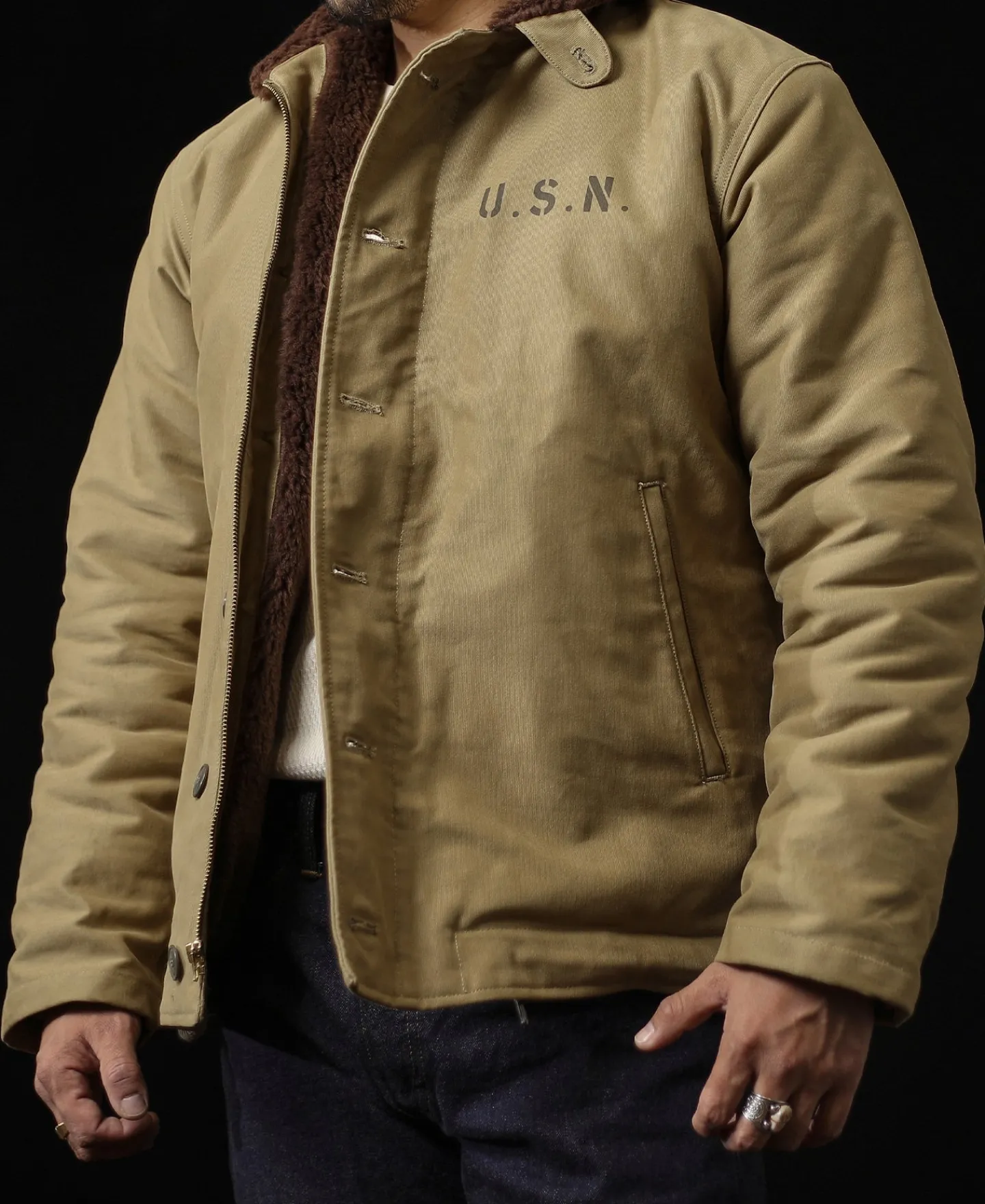 Bronson Mfg 1940s US Navy N-1 Deck Jacket - Cost-effective Version> Jackets & Coats