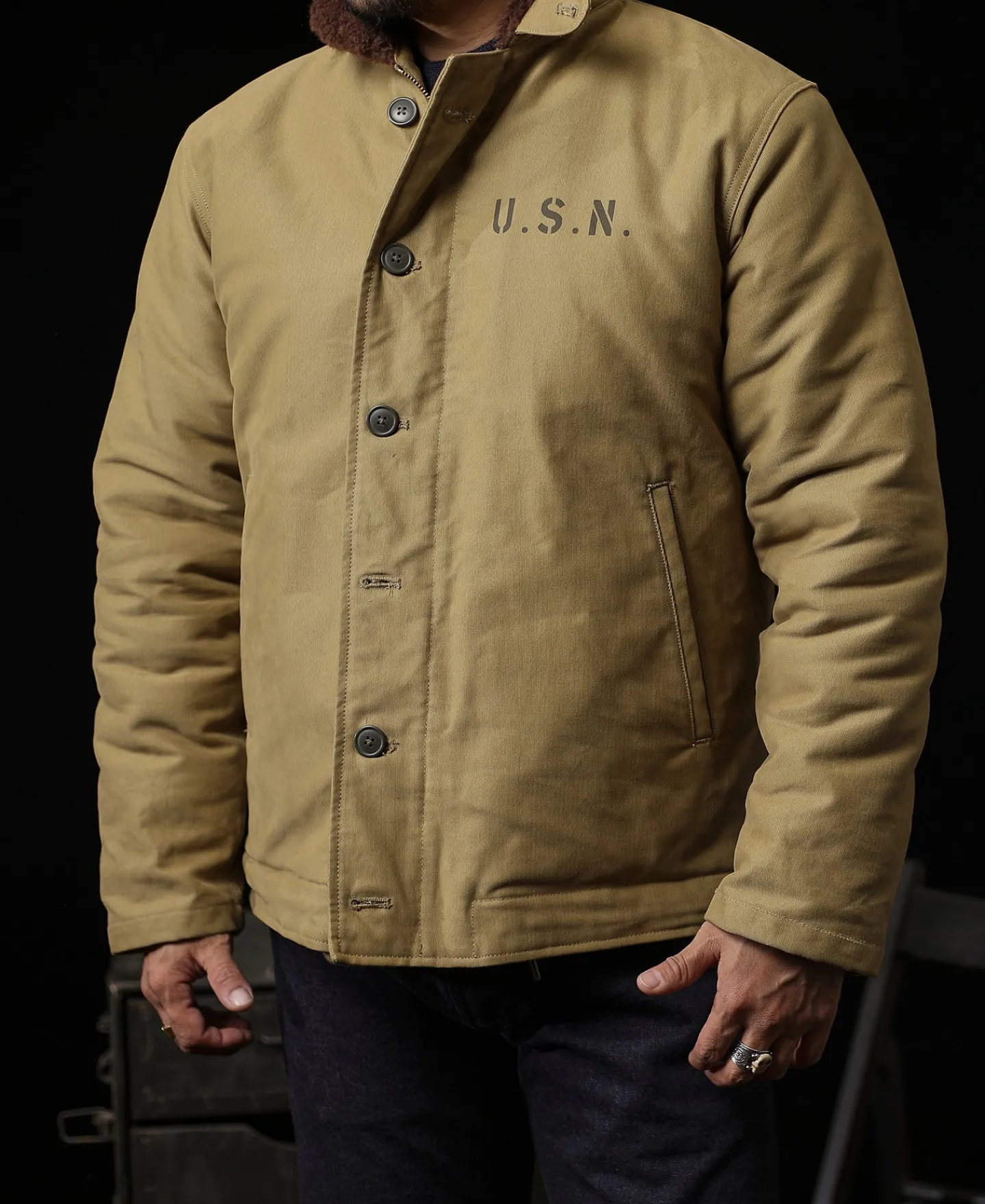 Bronson Mfg 1940s US Navy N-1 Deck Jacket - Cost-effective Version> Jackets & Coats