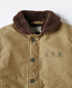 Bronson Mfg 1940s US Navy N-1 Deck Jacket - Cost-effective Version><noscript><img width=