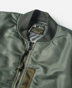 Bronson Mfg 1950s USAF Type MA-1 Flight Jacket><noscript><img width=