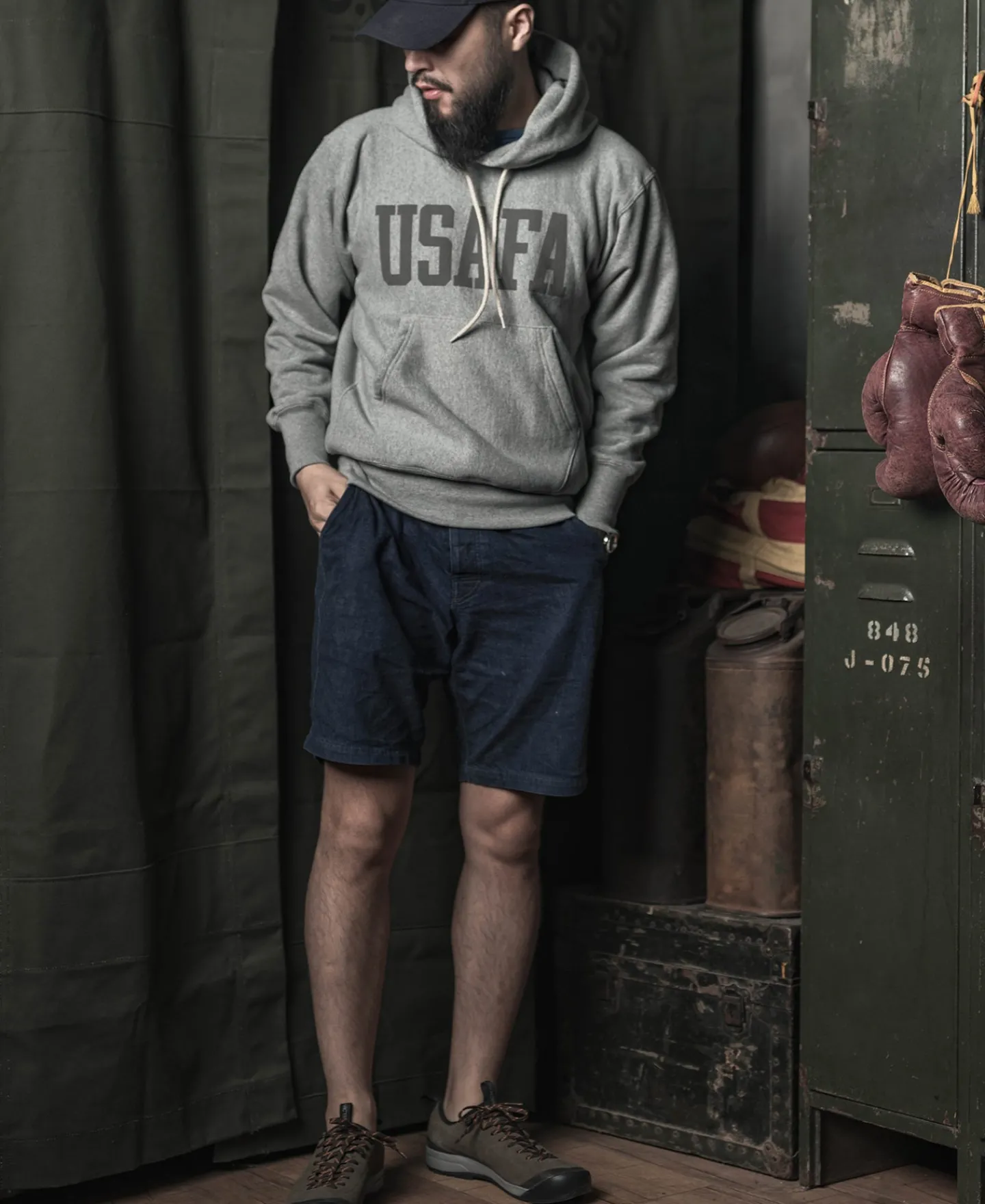 Bronson Mfg 1970s USAFA 18 oz Reverse Weave Hoodie -> Sweatshirts & Hoodies
