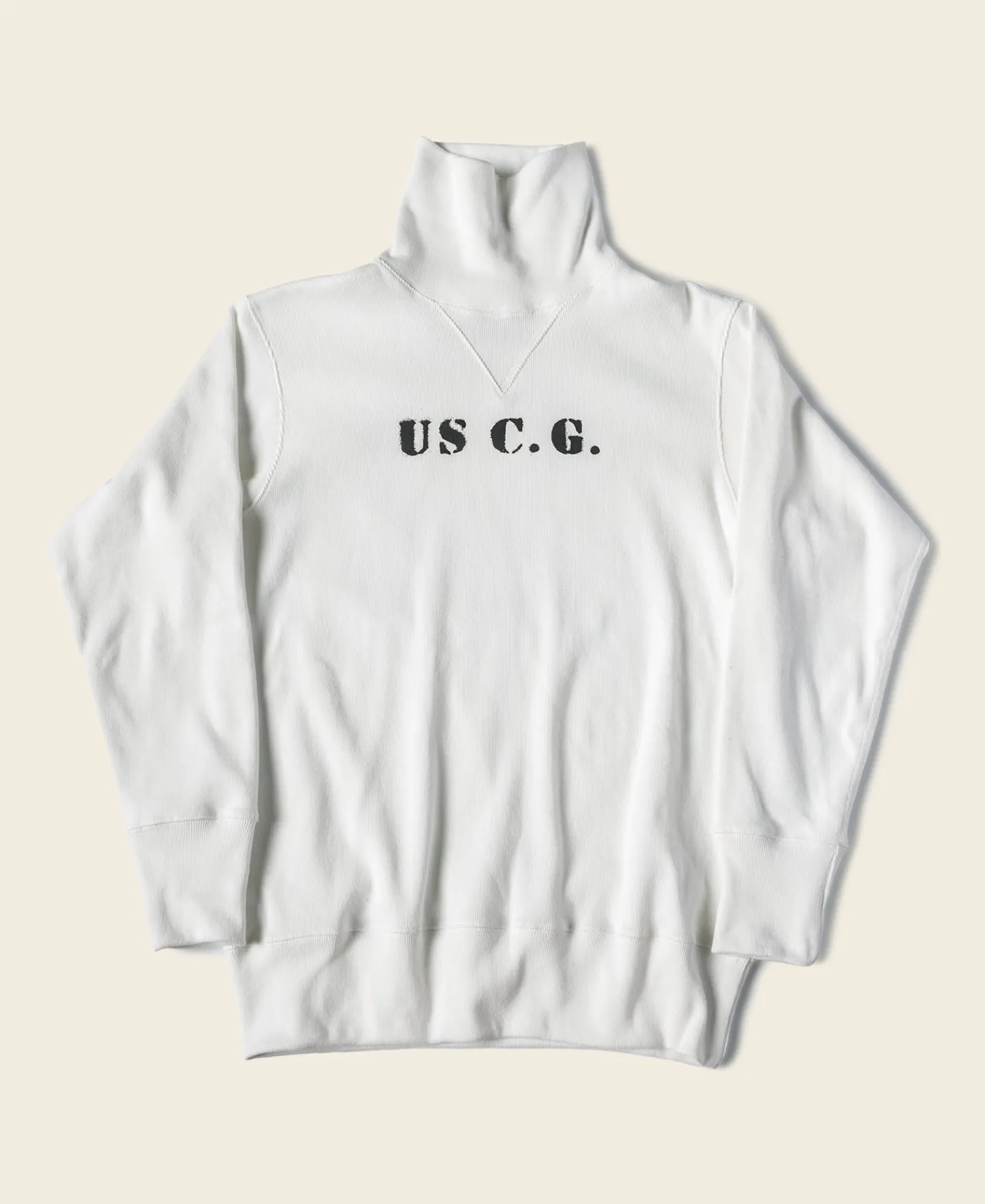 Bronson Mfg 1930s USCG Turtleneck Thermal -> Long Sleeve T-Shirts|Underwear