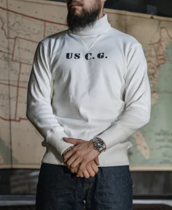 Bronson Mfg 1930s USCG Turtleneck Thermal -><noscript><img width=