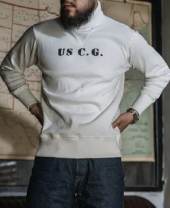 Bronson Mfg 1930s USCG Turtleneck Thermal -><noscript><img width=