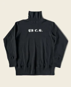 Bronson Mfg 1930s USCG Turtleneck Thermal -> Long Sleeve T-Shirts|Underwear