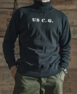 Bronson Mfg 1930s USCG Turtleneck Thermal -><noscript><img width=