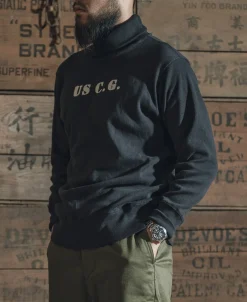 Bronson Mfg 1930s USCG Turtleneck Thermal -><noscript><img width=