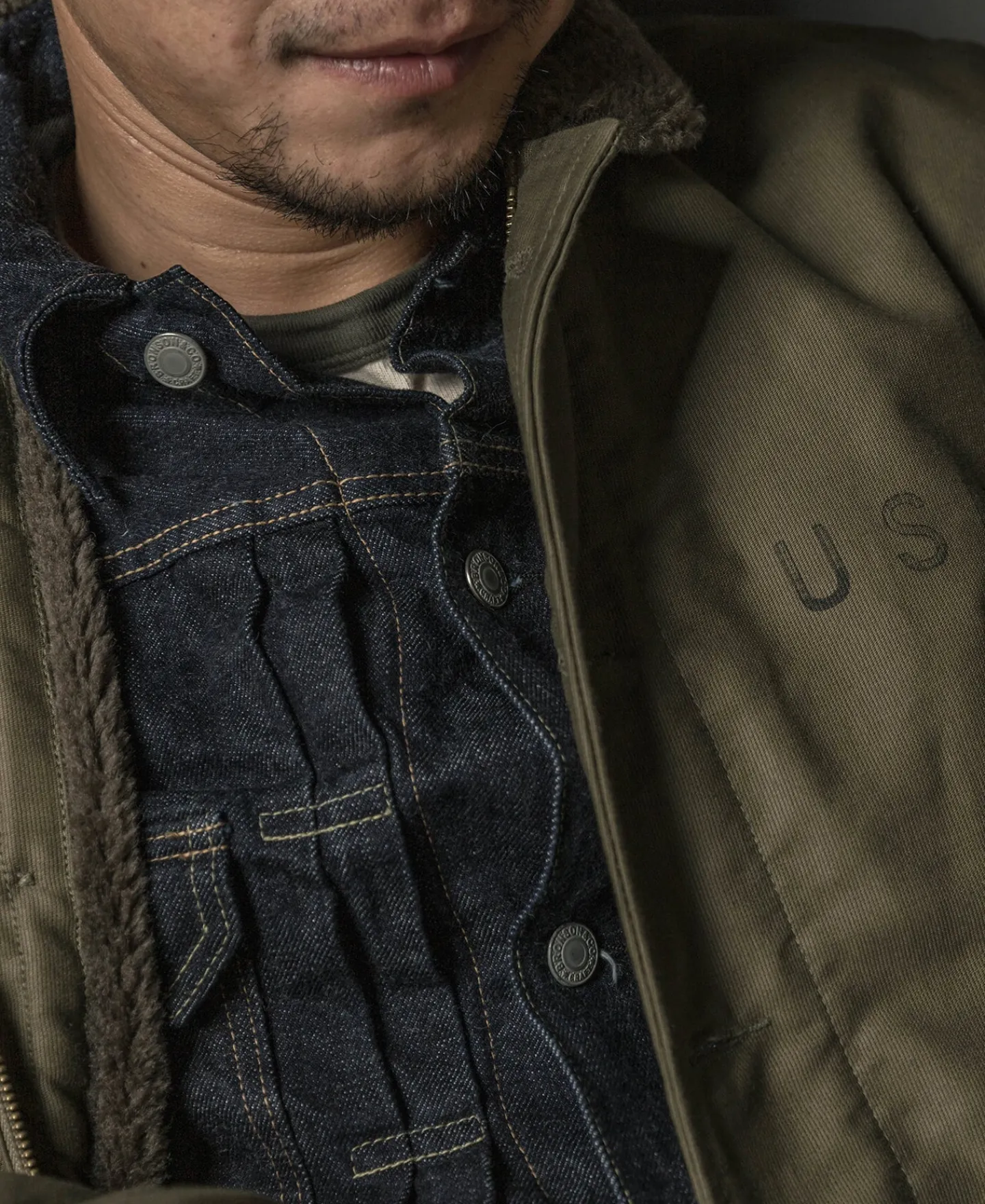 Bronson Mfg 1940s USN 3rd Type N-1 Woolen Deck Jacket - Stencil> Jackets & Coats