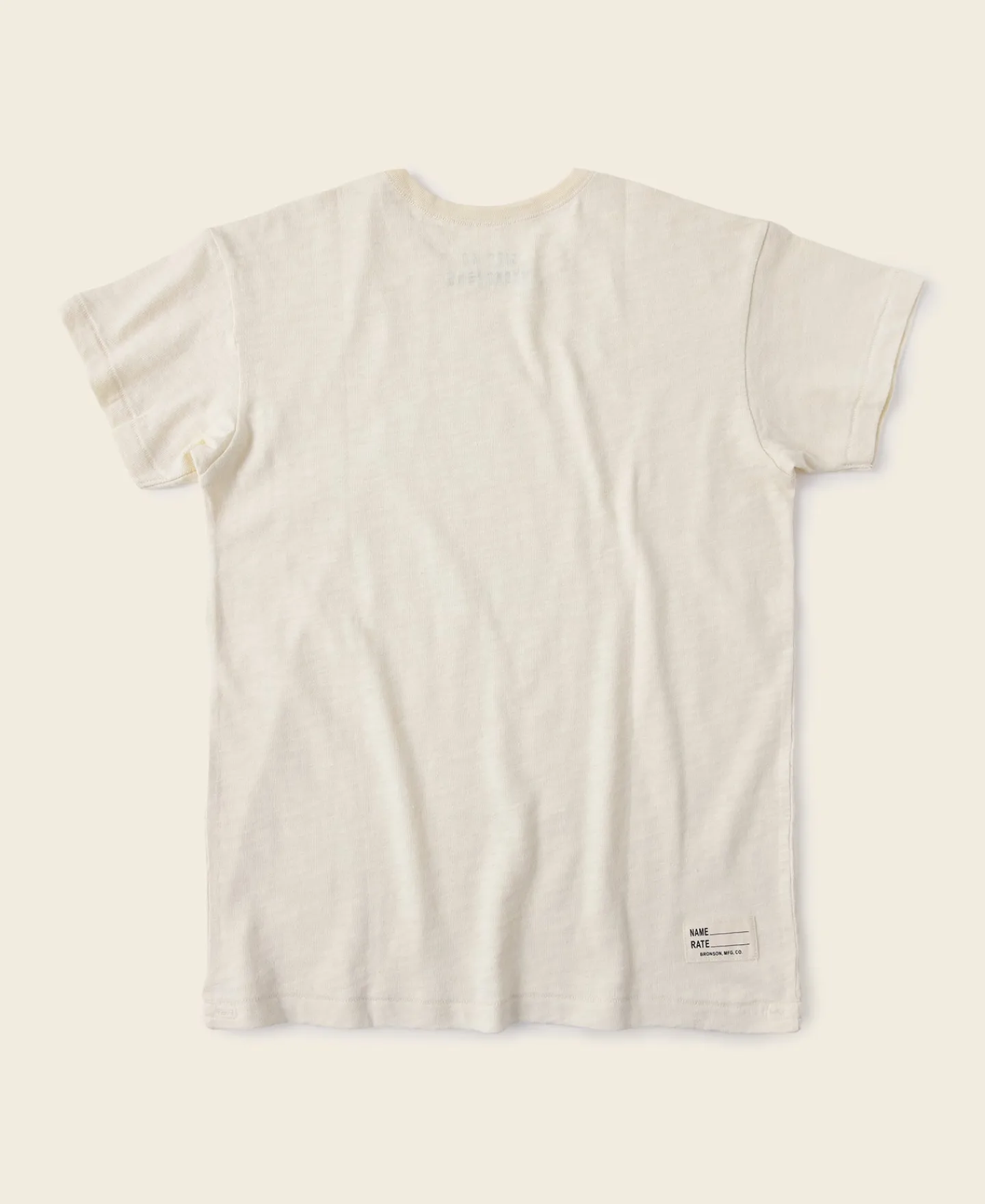 Bronson Mfg 1940s USN Slub Cotton Crew T-Shirt> Short Sleeve T-Shirts