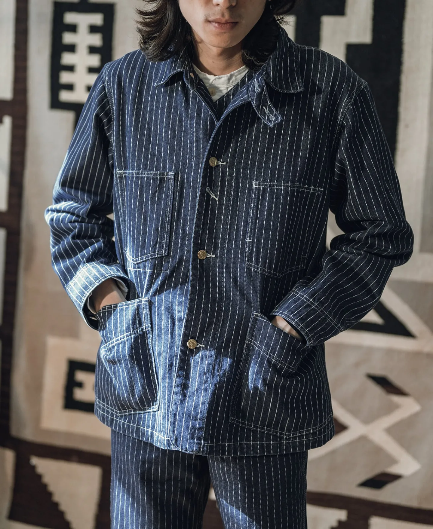 Bronson Mfg 1930s Wabash Railway Work Coat> Denim Jackets|Jackets & Coats