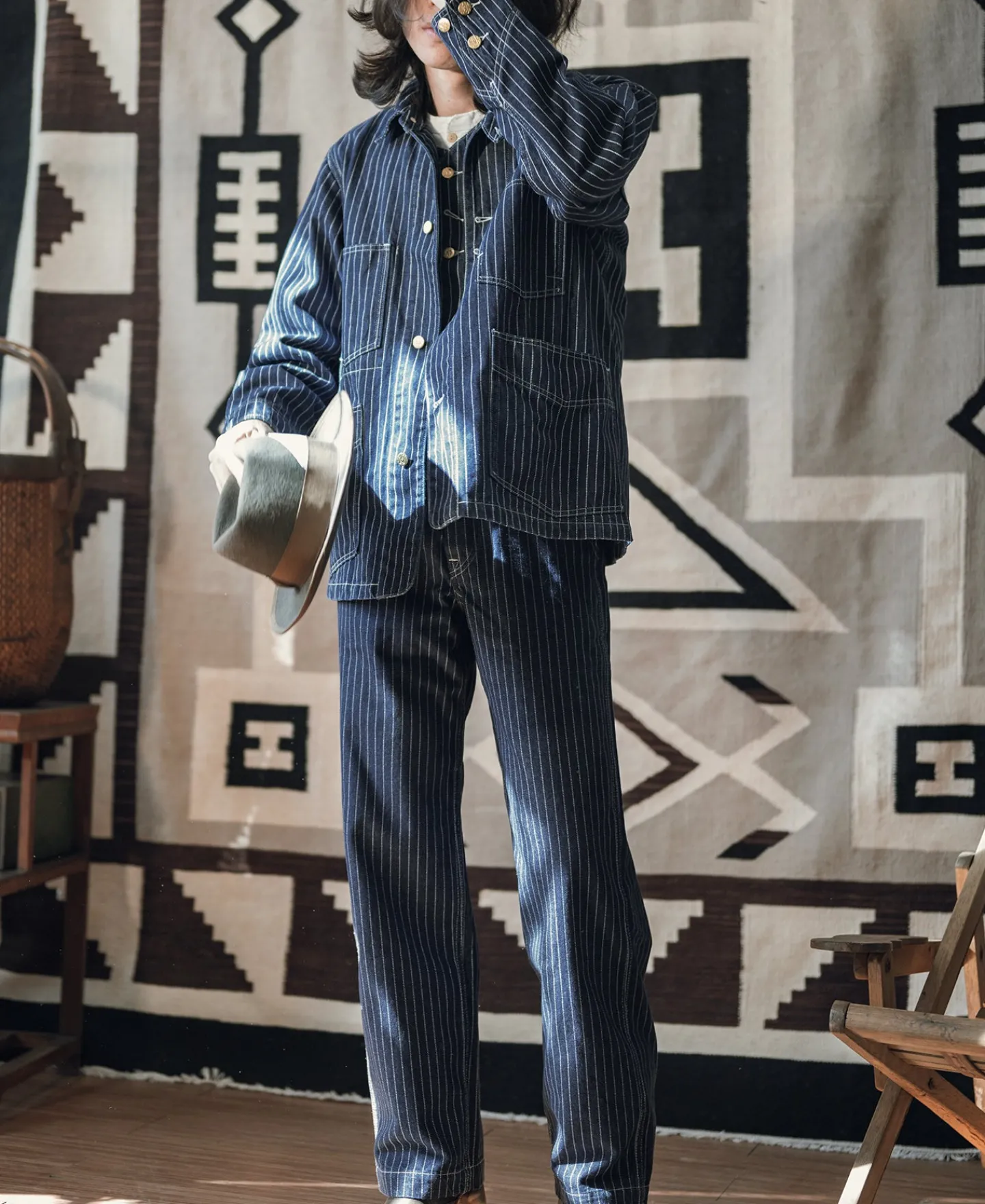Bronson Mfg 1930s Wabash Railway Work Coat> Denim Jackets|Jackets & Coats