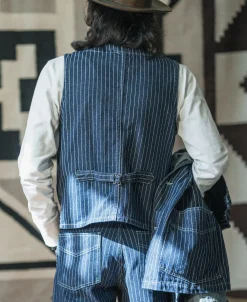 Bronson Mfg 1930s Wabash Railway Work Vest><noscript><img width=