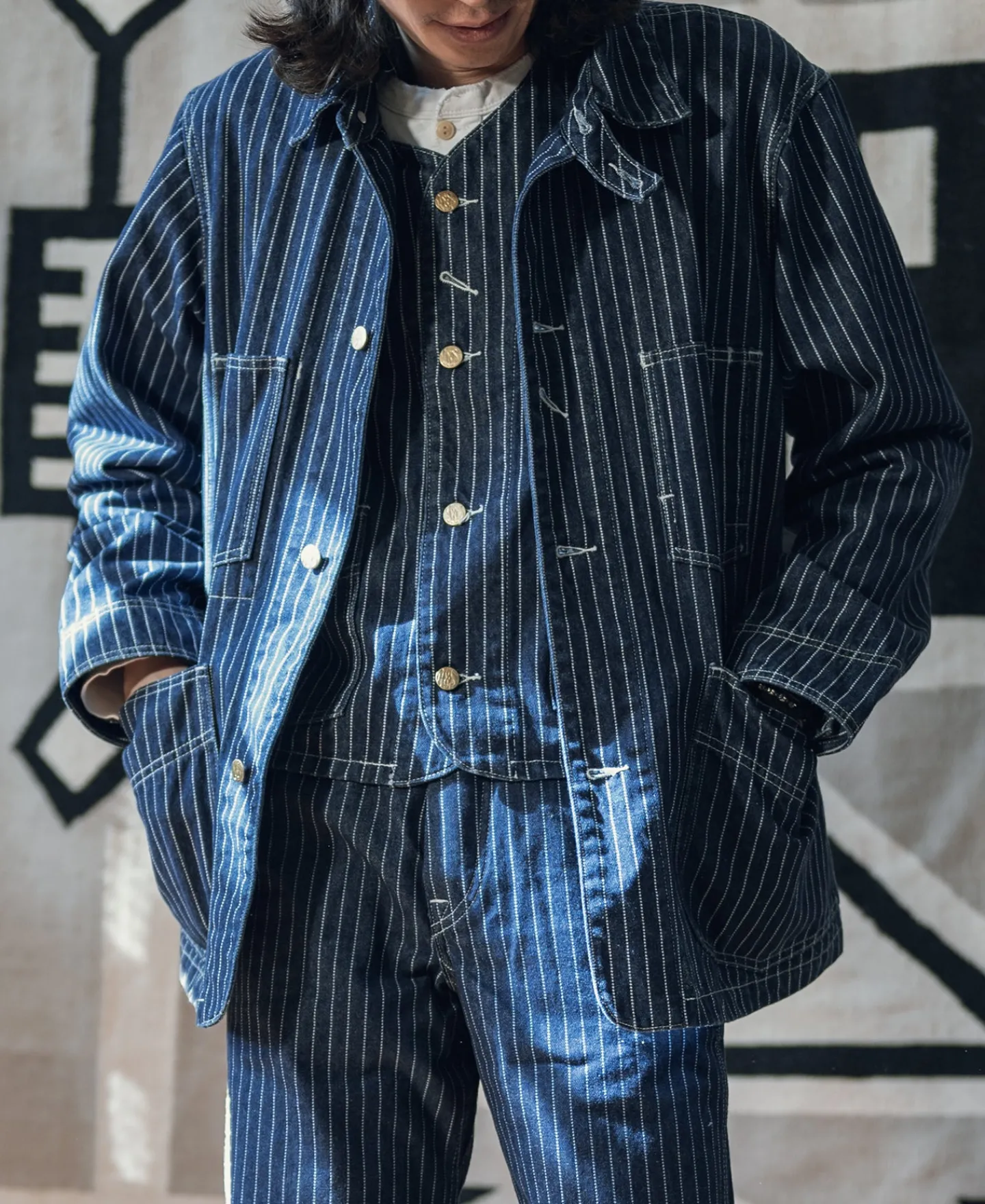 Bronson Mfg 1930s Wabash Railway Work Vest> Vests