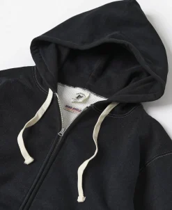 Bronson Mfg 1950s Wind Shield Full-Zip Thermal Hoodie -><noscript><img width=